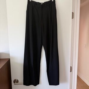 TOTEME wool blend deep pleated pants